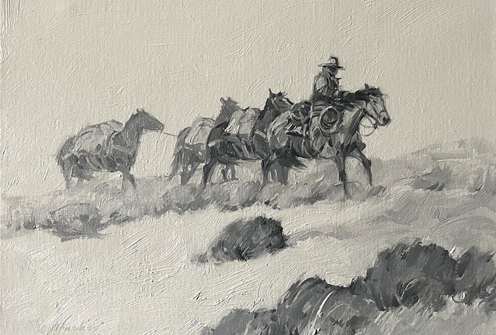 Kim-Mackey-Blizzard-Warning-Oil-on-Canvas-17×20