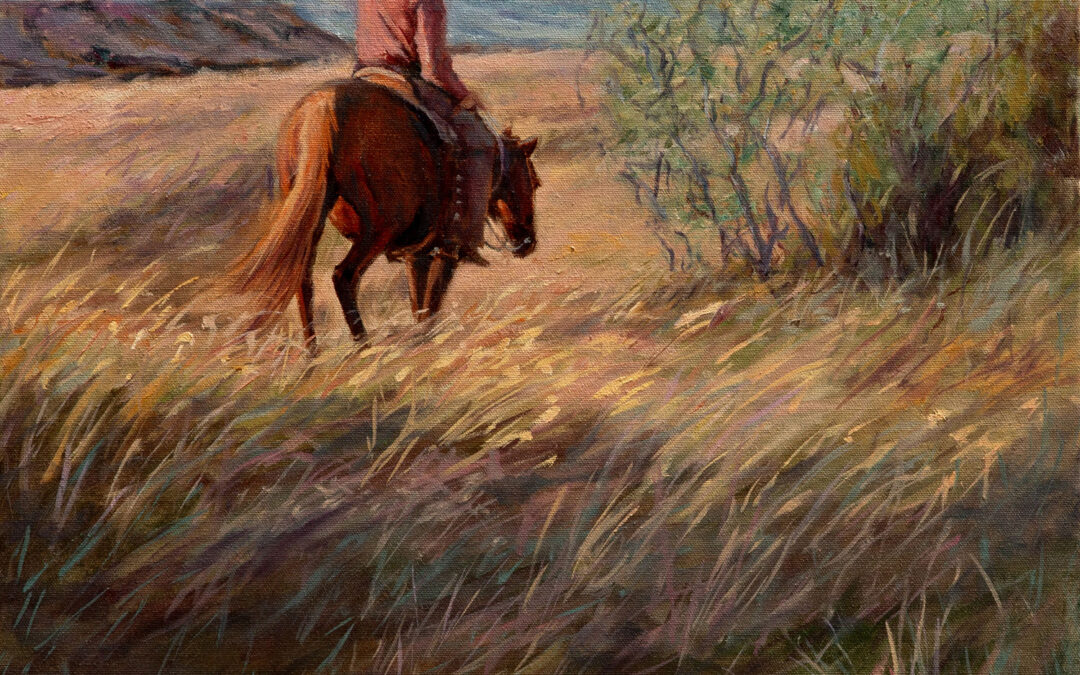 Sarah-Harless-Early-Morning-Start-Oil-on-Canvas-24×24