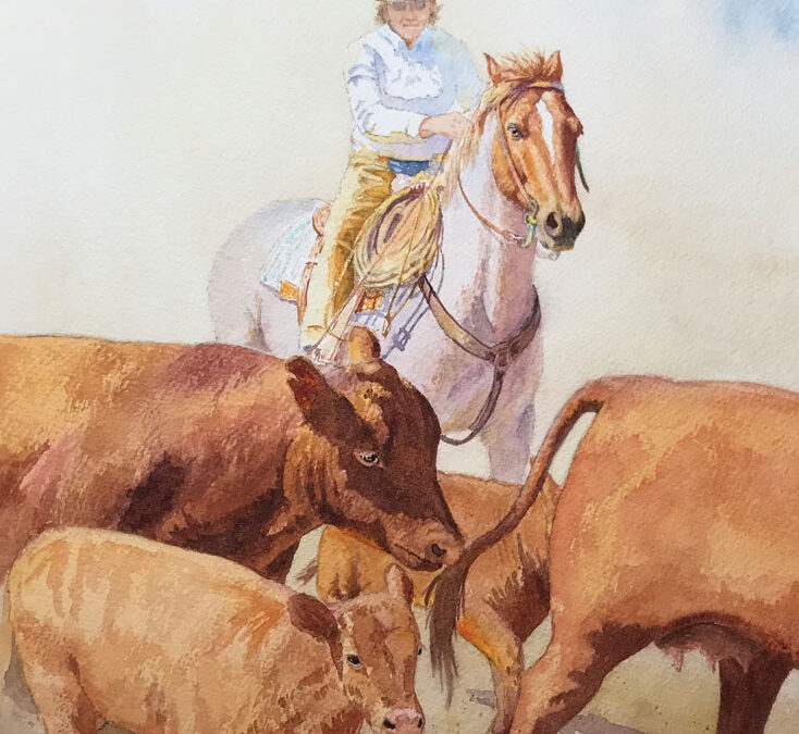 Through the Dust by Valerie Coe – SOLD