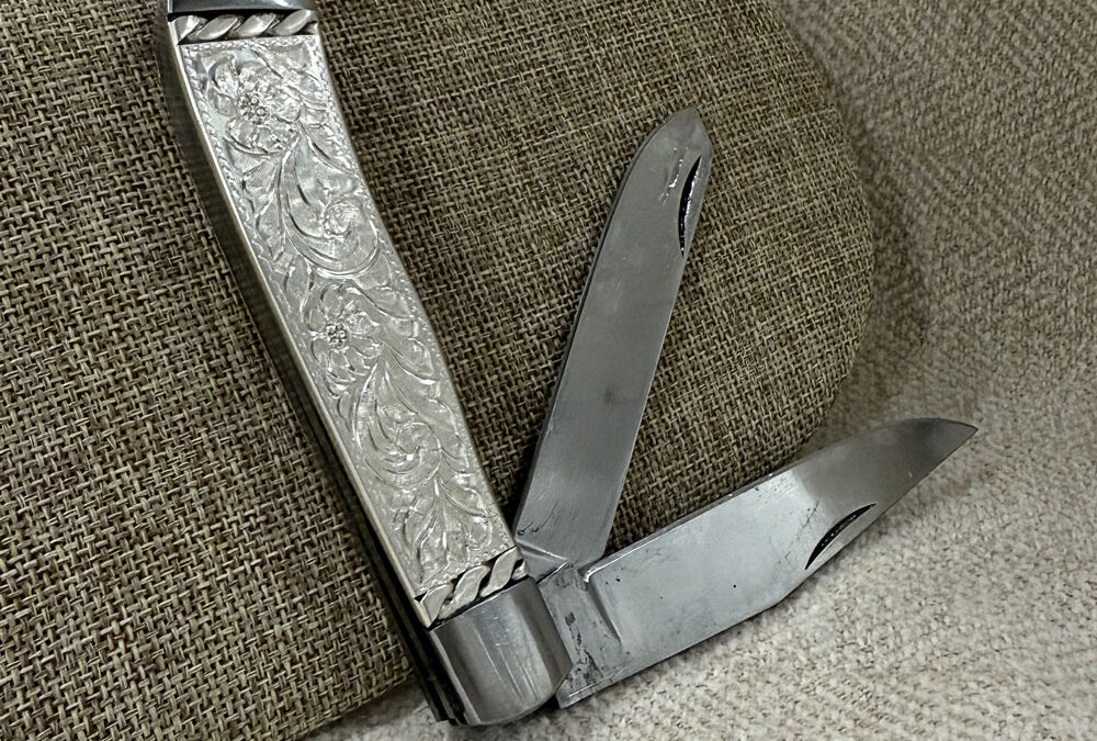 Texas Brand Trappings Knife by Buddy Knight – SOLD