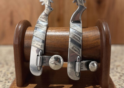 #4 Pattern Spurs by Cotton Elliott