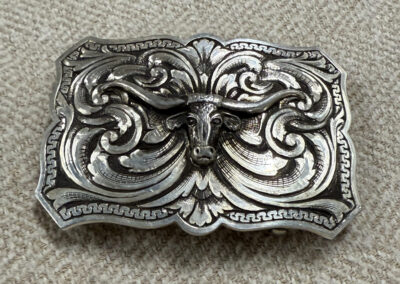 Longhorn Buckle by Ernie Marsh