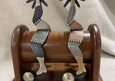 Texas Style Spurs by Jerry Galloway