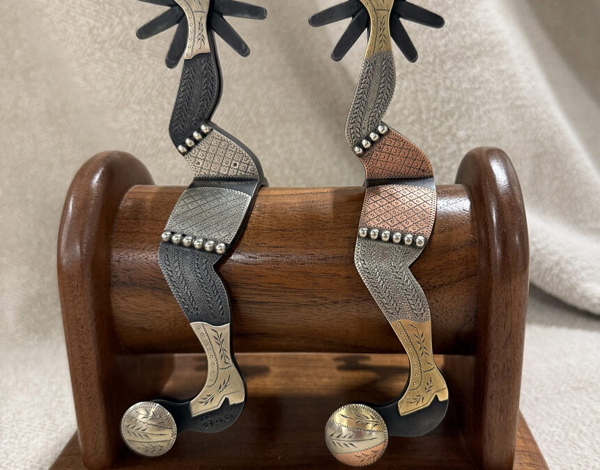 Texas Style Spurs by Jerry Galloway – SOLD