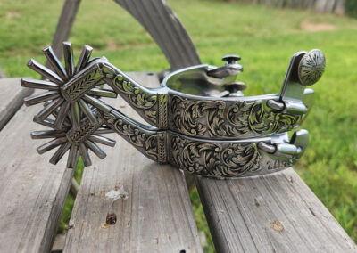 Full Scroll Spurs by Wyatt Bishop