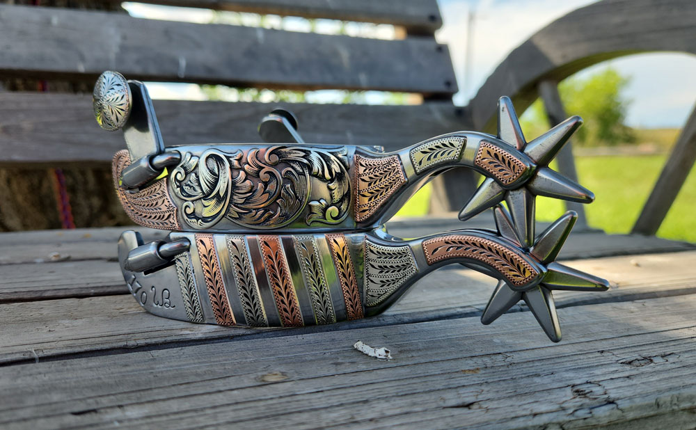 Mankato Style Spur Strap Buckles on Custom Straps by Baru Forrel