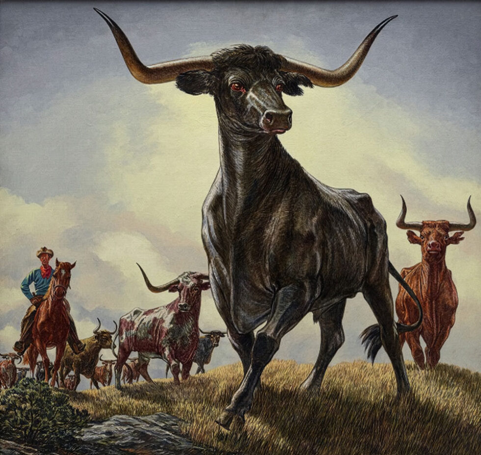 Tom Lea: Western Beef Cattle | Museum of the Big Bend